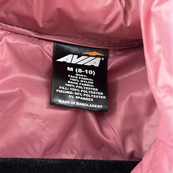 Avia Pink Quilted Puffer Vest Size Med NWT - Picture 4 of 7